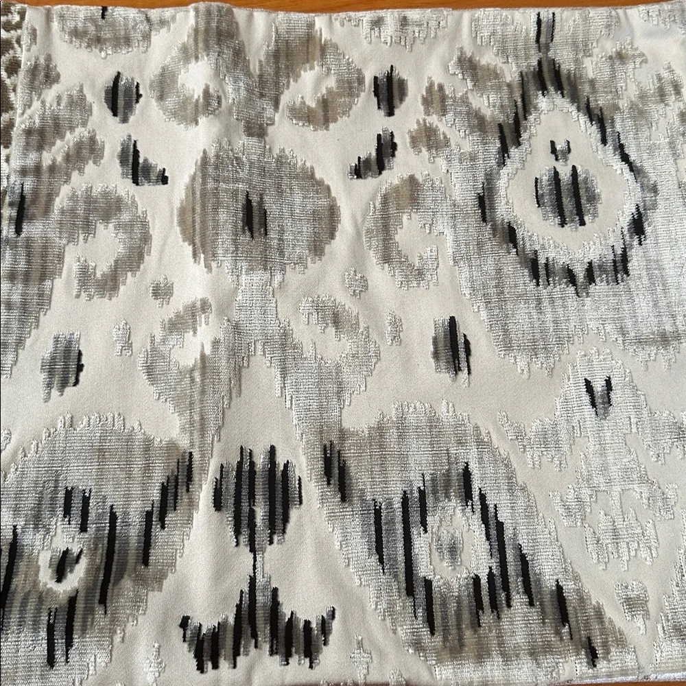 William Sonoma Ikat Velvet Lumbar pillow Cover